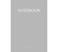 12NOTESPARIS Cahier ligné A5 - 120 pages, 90 g/m² - Carnet pour notes, travail et écriture quotidienne - Gris Pierre