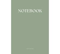 12NOTESPARIS Carnet à points A5 - 120 pages, 90 g/m² - Cahier pour idées, créativité et brainstorming - Olive