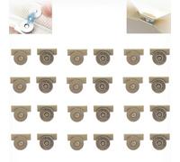 12Pairs Seamless Magnetic Buckle Clasp for Bags, Clothing and DIY Crafts, Snap Buttons Metal Magnetic Clasps for Bags, Purses, Totes, No Sewing Required Bag Clip (Copper Tone)
