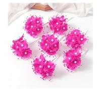 12Pcs 12cm Artificial Chiffon Flower Rose Bouquet For Home Room Decor DIY Scrapbooking Garland Wreath Wedding Decoration(Color 18)