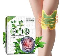 12pcs/Box Alivio de la incomodidad rodilla Yeso Moxa Moxibustión en caliente Alivio del dolor de piernas Ajenjo Etiqueta Autocalentamiento Calentamiento Meridianos Parches Yeso(12 piezas/caja)