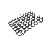 12Pcs Cat Deterrent Mat Anti Cat Dog Network Indoor Outdoor Repellent Training Plastic Spike Mat for Keeping Away Cats Dogs Protecting Plants-Yvan