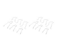 12PCS Clip de Resorte de Retención de Faros 5ZHSFULLKIT Abrazadera de Clip de Resorte de Retención de Bombilla de Faro de Faro de Acero para H1 H3 H4 H7