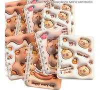 12pcs Cuadernos de Capibara Lindo, Set Mini de Papelería A7 para Oficina, Blocs de Notas Pequeños y Bonitos para Recuerdos de Fiesta de
