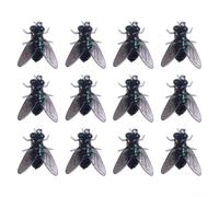 12pcs Fly Fishing Lure Set Hecho de Silicona Imitando Insectos de Mosca Casera para Especies de Agua Dulce como Carpa Trucha Perca con Conveniente Caja de Almacenamiento