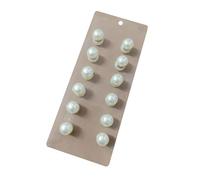 12pcs Imitation Pearls Magnetic Hijab Pins For Muslims Elegant Scarf Fasteners Accessories Fashionable Scarves Brooches Secure Hijab Fasteners