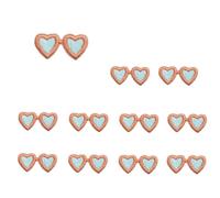 12PCS Lots Of Cartoon Thermal Mini Iron On Patches Good Luck Badge Cute Sportsman Figure(X)