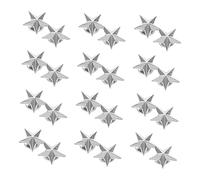 12pcs Pentagram Bonnet Veterans Day Decorations Shape Badges Lapel Pin Mens Brooches & Hats in Bulk Man Metal Star Badge Men Hat Zinc Alloy 3D Clothing