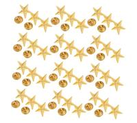 12pcs Pentagram Bonnet Veterans Day Decorations Shape Badges Lapel Pin Mens Brooches & Hats in Bulk Man Metal Star Badge Men Hat Zinc Alloy 3D Clothing