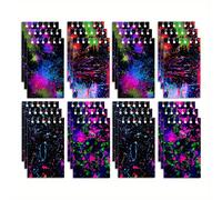 12pcs Recuerdos de Neón, Mini Cuadernos de Brillantes, Cuadernos de Pequeños Neón, Suministros de de Graffiti Neón para Bolsas de , Recompensas de