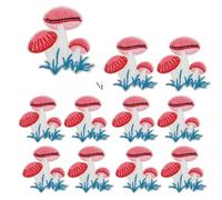 12PCS Set Of Ironing Straw Hat Small Lots Of Flower Fairy Embroidery Cloth Patches Clothes Decoration Coffee Patch(Antique Brass)