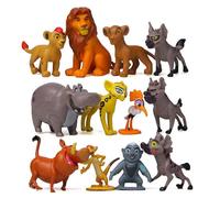 12Pcs/Set The Lion King Guard Figures Toy Playset Simba Kion Timon Pumbaa Doll Kids Gifts