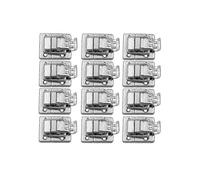 12pcs Silver Fastener Toggle Latches Catch Suitcase Boxes Buckles Trunk Lock Best Gift - B