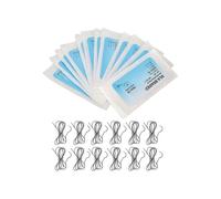 12Pcs Suture Set, Silk Thread Suturing Kit with CurvedNeedle Wound Suture Practice Thread compatible
