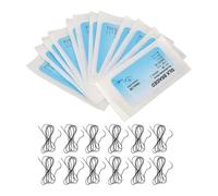 12Pcs Suture Set, Silk Thread Suturing Kit with CurvedNeedle Wound Suture Practice Thread for Clini