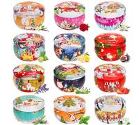 12PCS Velas Aromaticas para Regalo Navideñas Velas Perfumadas Para El Hogar Juego De Regalo De Velas De Aromaterapia De 2.5 Oz Velas Decorativas Para Cumpleaños