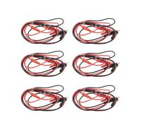 12piezas 1 M Longitud Clip Cocodrilo A Cable de Prueba de Clavija Platano Par para Multimetro