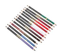 12Piezas Conjunto de Lápices Delineador de Ojos de Lápiz Labial Suave y Pigmentado para Ojos Maquillaje Duradero