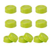 12pzs Tapones Estrechos para Biberones Dr Brown, Sin BPA Tapones para Biberones Viaje a Prueba Fugas Tapas para Biberones con Junta Sellado Piezas Repuesto para Medela Ameda (Verde)