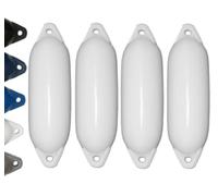 12skipper Set de 4 defensas para Barco Majoni Fender Star 15, Blanco