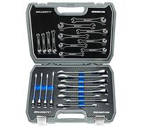 12tlg. ouvert Clé à cliquet Kit clé à cliquet mixte Clé polygonale Clé Raccords de conduites de frein avec fonction Conseil Che