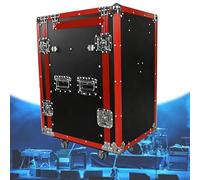 12U PA DJ Pro Audio Rack Road Case, Network & Stereo Rack DJ Mixer Rack con mesas for DJ, gabinete for equipos de estudio, amplificador mezclador soporte de almacenamiento(B)
