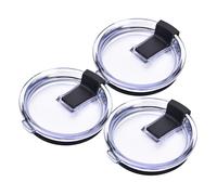 12Ud Tapas Transparentes Para Vaso, Silicona Y Plástico, Antidesbordes