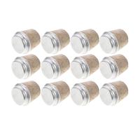 12Ud Tapones Para Botella De Madera Y Aluminio Aislantes Para Hogar