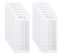 12uds Marcapáginas de Registro de Lectura 2024, Doble Cara Marcapáginas de Seguimiento de Libros Lista Lectura Premium Marcador Página Creativo Tarjetas Biblioteca para Amantes de los Libros