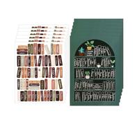 12uds Pegatinas para El Seguimiento de La Lectura de La Biblia, Pegatinas Estudio Bíblico Etiquetas Estanterías Una Lectura Más Profunda Regalos Ideales para Cristianos y Amantes Los Libros