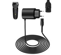 12V 0.4A Cargador Cable para Braun Maquina Afeitar Shaver Cargador Adaptador Afeitadora para Serie 9 7 6 5 4 3 2 1 for Silk-épil 9 7 5 Maquina Afeitar Charger Cortador Barba Alimentación Cable Carga