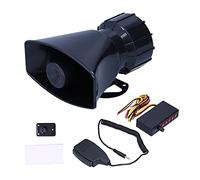 12V 100W coche sirena bocina micrófono PA de altavoces amplificador de sonido de emergencia-5 tonos para coche motocicleta