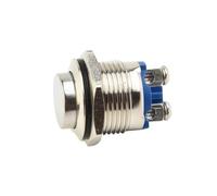 12V 16mm Metal Push Button Momentary On Off Horn Switch Brass Relay Control Switch