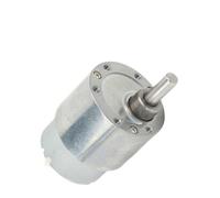 12V 2.1W 24V 2.5W DC Gear Motor 37MM Adjustable Speed CW CCW Large Torque JGB37-500 Low Speed Small Motor(23RPM,12V)