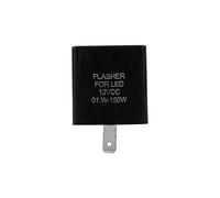 12V 2 Pin Electrónica Motocicleta Flasher Blinker Señal de Relé de la motocicleta Velocidad Indicador de luz LED