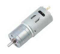 12V; 21rpm 25GA-385 DC reductor de velocidad ajustable 6V engranaje lento