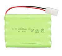 12V 2400mAh NI-MH Batería Recargable con Conector KET-2P, AA Batería para Juguetes RC y Herramientas Eléctricas, RC Coches Tanques Robots Barcos Excavadoras Semirremolques Vehículos