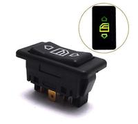 12V/24V 10A 6Pin Auto Electric Power Window Switch Button for All Autos with Green LED Light Car Button