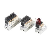 12V 24V 220V miniature Pneumatic Solenoid Valve Combination Positive pressure negative pressure use 2/3 way NC Valves(101-220V-6,7F)