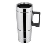 12V/24V 300ml Auto Calefacción Taza Calefacción Coche Taza de Acero Inoxidable Eléctrica Taza de Café Viaje Portátil Té Eléctrico Café Hervidor de Agua (24V)