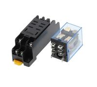 12V 24V 36V 110V 220V 380V DC/AC 10A 8PIN relé de potencia de bobina LY2NJ HH62P HHC68A-2Z con Base(DC 36V)