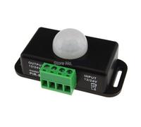 12V 24V 6A mini interruptor de detección sensor movimiento PIR cuerpo humano un solo color tira luz LED