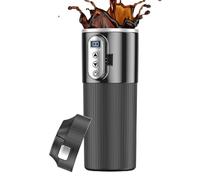 12V/24V Car Electric - Heated Water Cup, Portable Vehicle Kettle | LCD Temperature Display, 500ml Electric Water Warmer, Coffee Tea Bottle, In-Vehicle Use, Travel Mug, Portable Car Drink Accessory