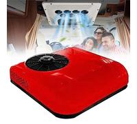 12V/24V DC RV Aire Acondicionado Aparcamiento Aire Acondicionado Cool Rooftop DC Unidad RV para CamióN RV Barco AutomóVil Camper Travel Trailer,Red-12V