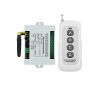 12V 24V Interruptor de Control Remoto de 4 Vías Panel de Control de Puerta de Acceso Ajustable con Bloqueo Automático de Acción Puntual