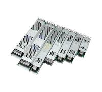 12V 24V LED Power Supply 60W 100W 200W 300W 400W 500W Ultra Thin AC/DC Transformer LED Driver Converter for LED Strip Lighting(500W,24V)