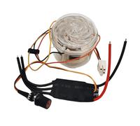 12V/24V Sin Escobillas Dual Turbo Ventilador De Alta Velocidad Aspiradora Soplador Secador De Pelo(1pcs 12V)