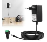 12V 2A Fuente de Alimentación Universal 24W Adaptador AC DC Power Supply para LED Impresora Escáner Router Disco Cámaras de Seguridad Altavoces