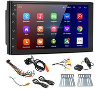 12v 2din LCD Car Radio 4x45W 2x USB Bluetooth Android 8.1 + Cámara