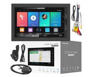 12V 2DIN LCD FM Auto Auto 4x45W 2x USB Bluetooth GPS Android 13 Wifi